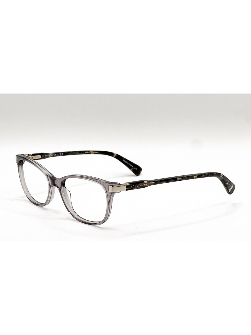 Longchamp LO2616 035 Gray Rectangle Authentic Eyeglass Frames 53-16-135
